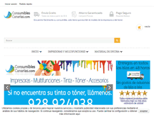 Tablet Screenshot of consumiblescanarias.com